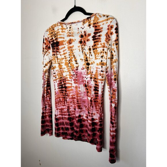 V Cristina Womens Colorful Tunic Y2K Design Beaded Long Sleeve Size Medium - Picture 7 of 9